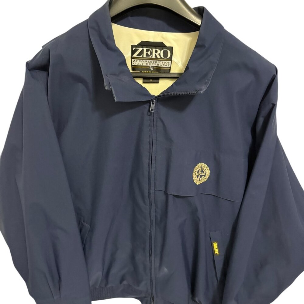 Zero Restriction Gore-Tex Golf Rain Jacket Windbreaker XL Olympia Fields Logo Fu
